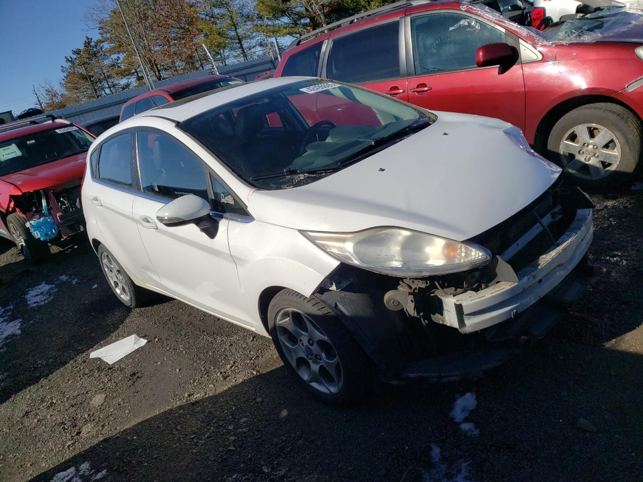 2012 Ford Fiesta VIN 3FADP4FJ6CM101202 Copart auction photo, front end damage thumbnail 4