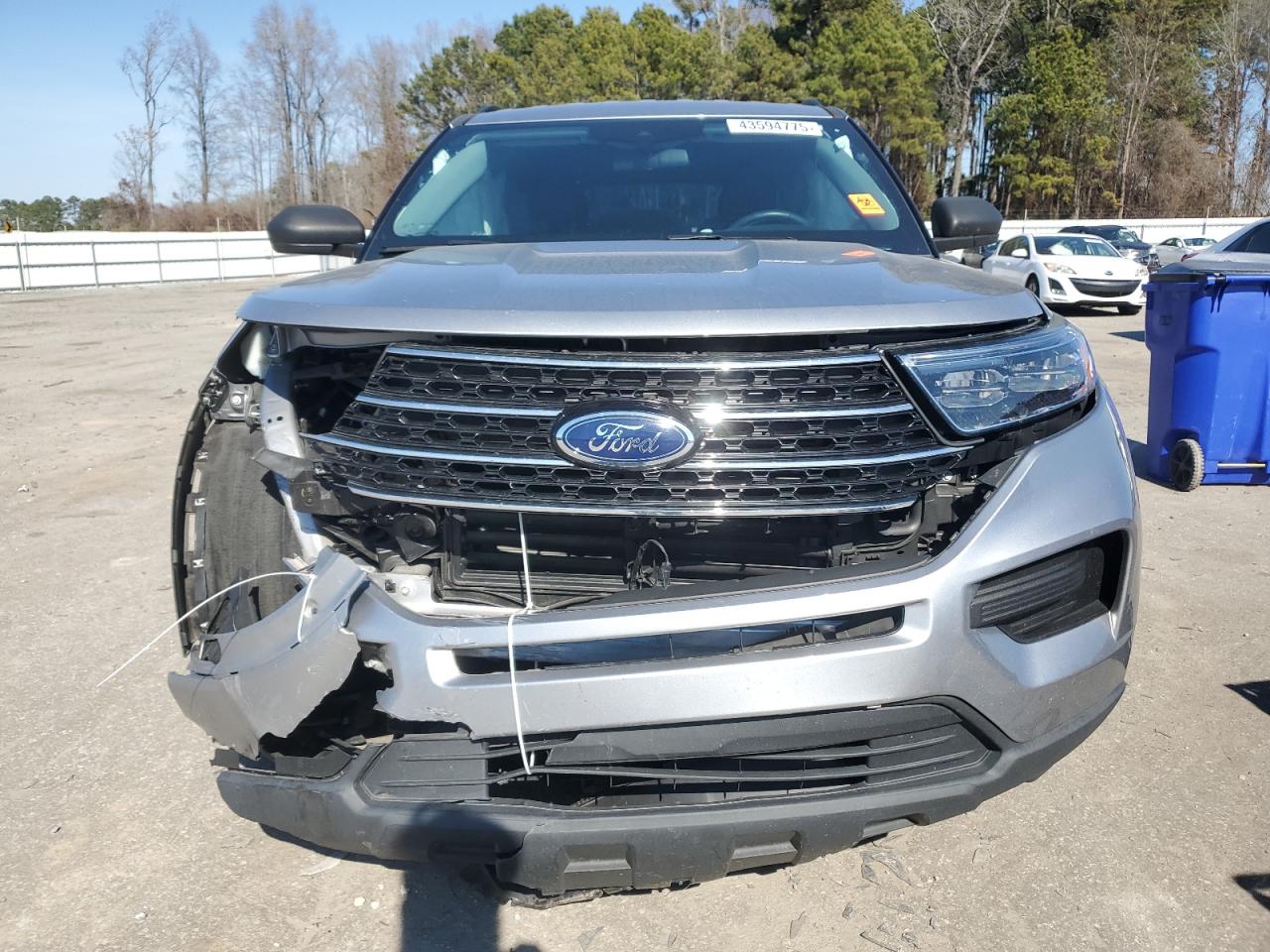 2021 Ford Explorer VIN 1FMSK7DH3MGC51177 Copart auction photo, front end damage thumbnail 5