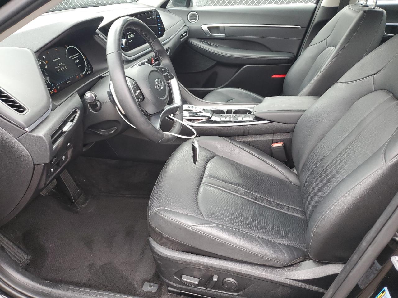 2023 Hyundai Sonata VIN KMHL34J21PA283844 Copart auction photo, water/flood damage thumbnail 7