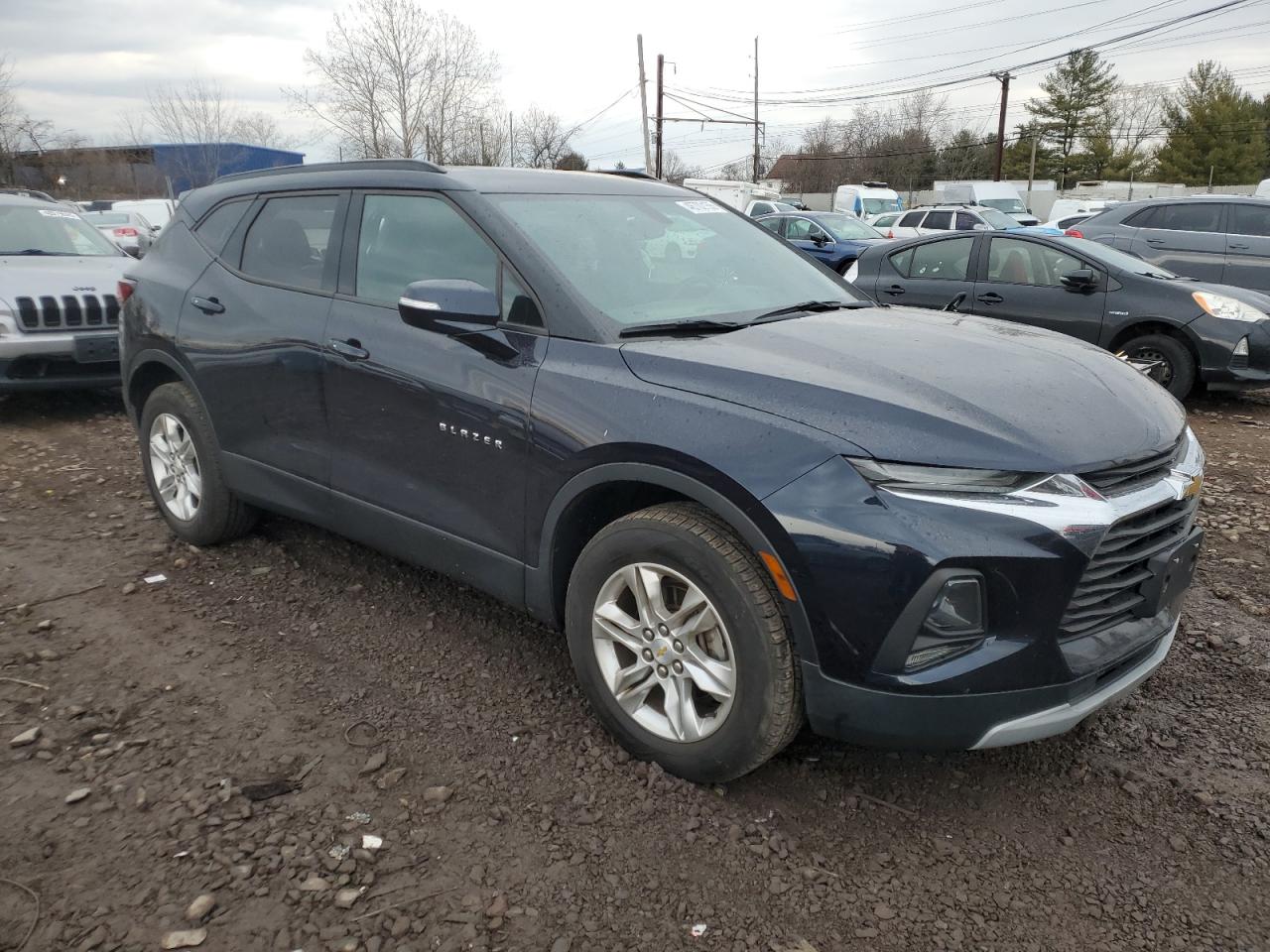 2020 Chevrolet Blazer VIN 3GNKBCRS6LS571957 Copart auction photo, rear end / top/roof damage thumbnail 4