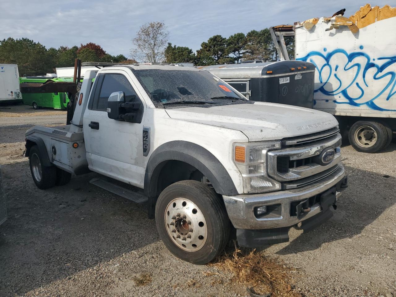 2020 Ford F450 VIN 1FDUF4HT6LEC57690 Copart auction photo, water/flood damage thumbnail 4