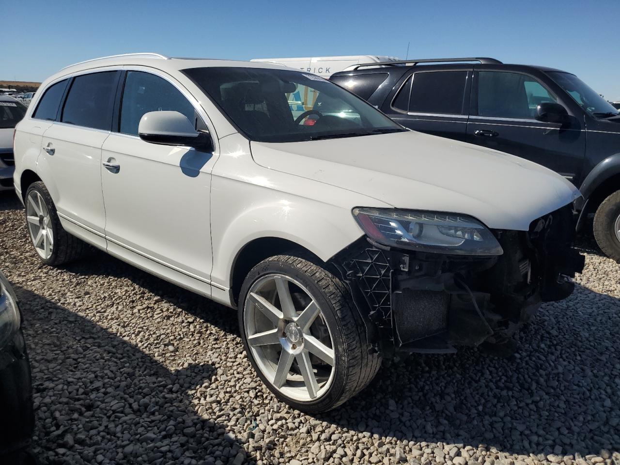 2014 Audi Q7 VIN WA1LGAFE9ED000851 Copart auction photo, front end damage thumbnail 4