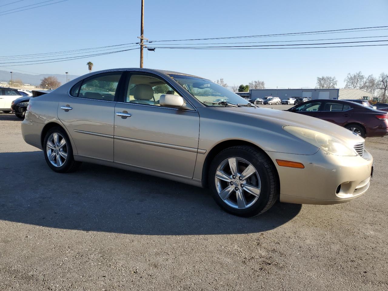 2005 Lexus ES VIN JTHBA30G655130765 Copart auction photo, rear end / side damage thumbnail 4