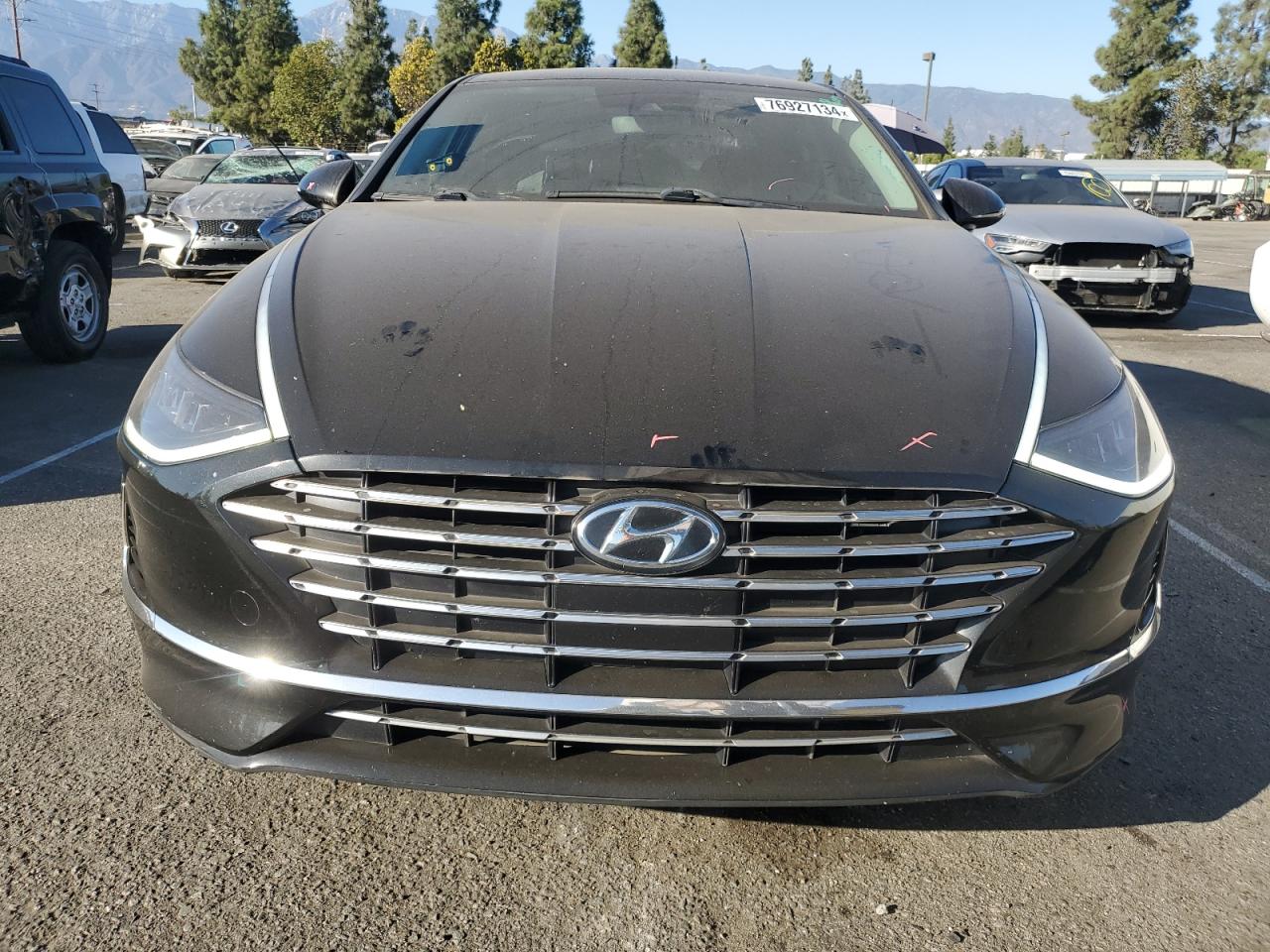 2020 Hyundai Sonata VIN KMHL34JJXLA012105 Copart auction photo, rear end / side damage thumbnail 5