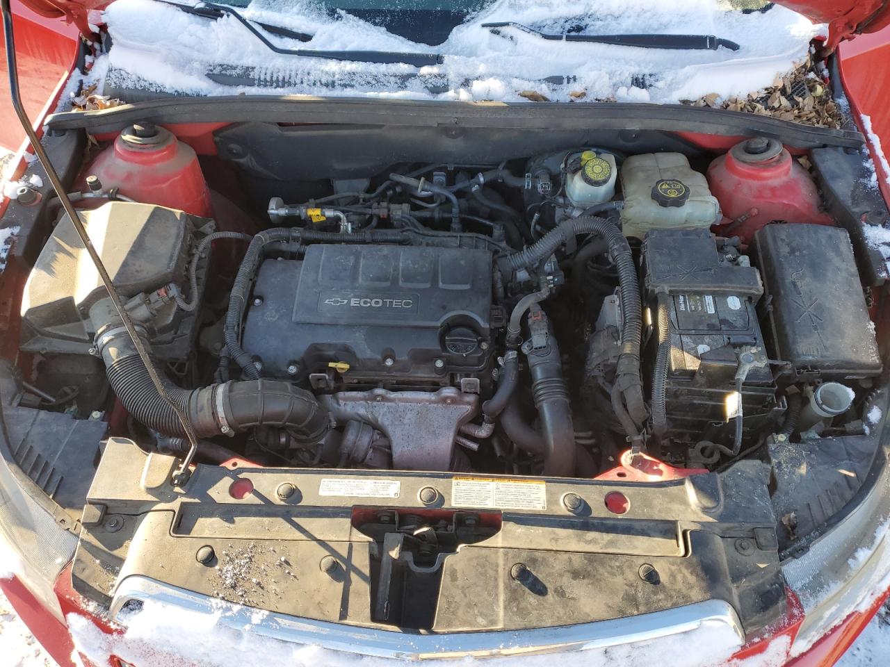 2014 Chevrolet Cruze VIN 1G1PC5SB6E7182358 Copart auction photo, front end / rear end damage thumbnail 13