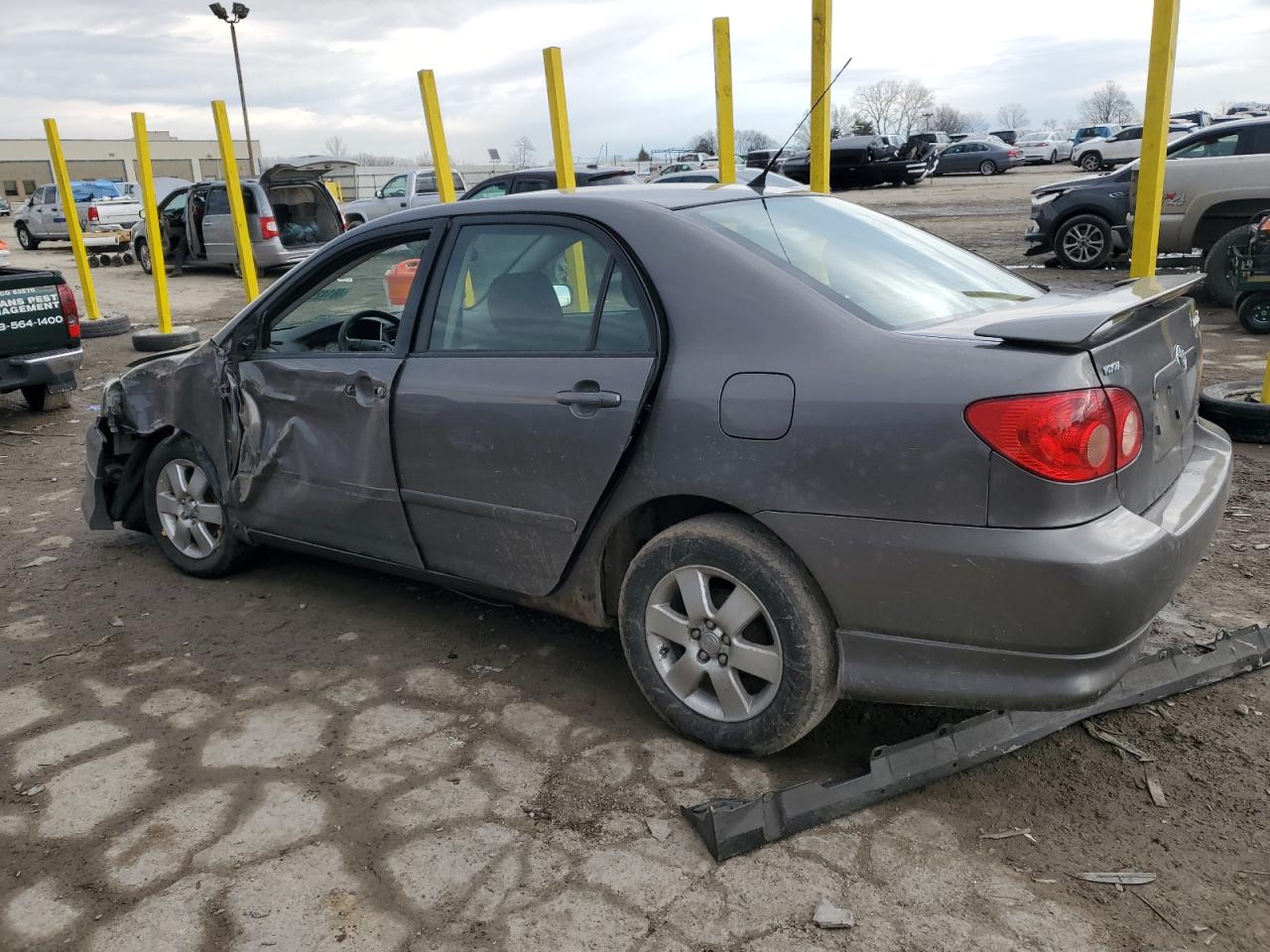 2007 Toyota Corolla VIN 1NXBR32E77Z775127 Copart auction photo, front end / side damage thumbnail 2