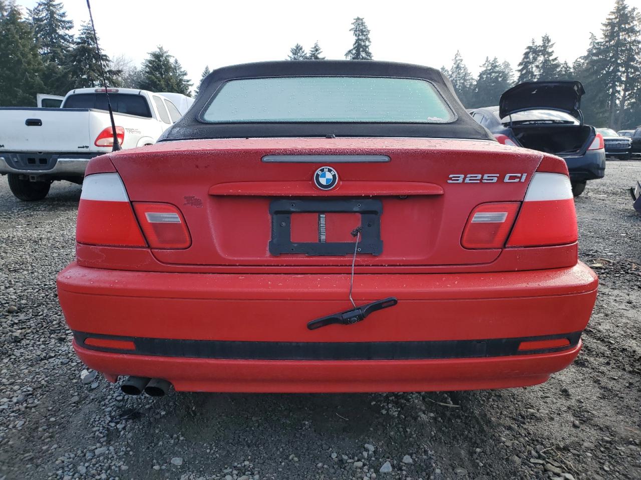 2006 BMW 3er VIN WBABW33416PX85410 Copart auction photo, front end / side damage thumbnail 6