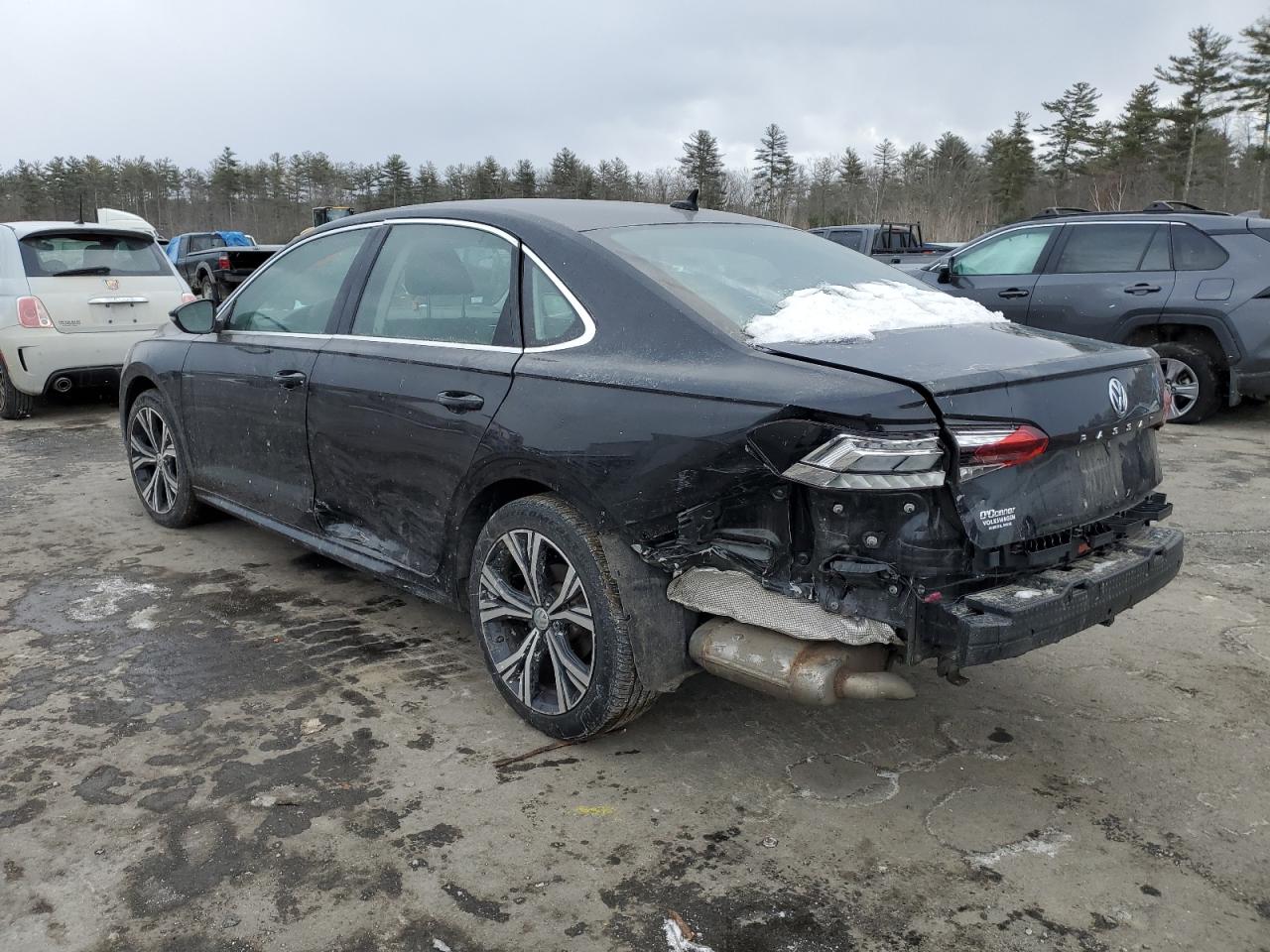 2021 Volkswagen Passat VIN 1VWSA7A34MC015836 Copart auction photo, rear end damage thumbnail 2
