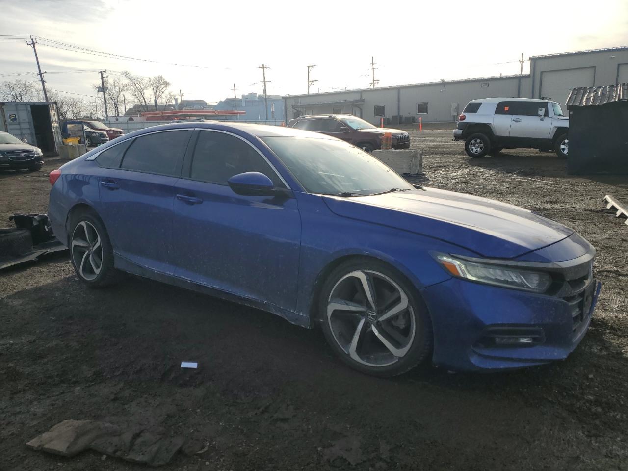 2019 Honda Accord VIN 1HGCV1F32KA100119 Copart auction photo, front end damage thumbnail 4