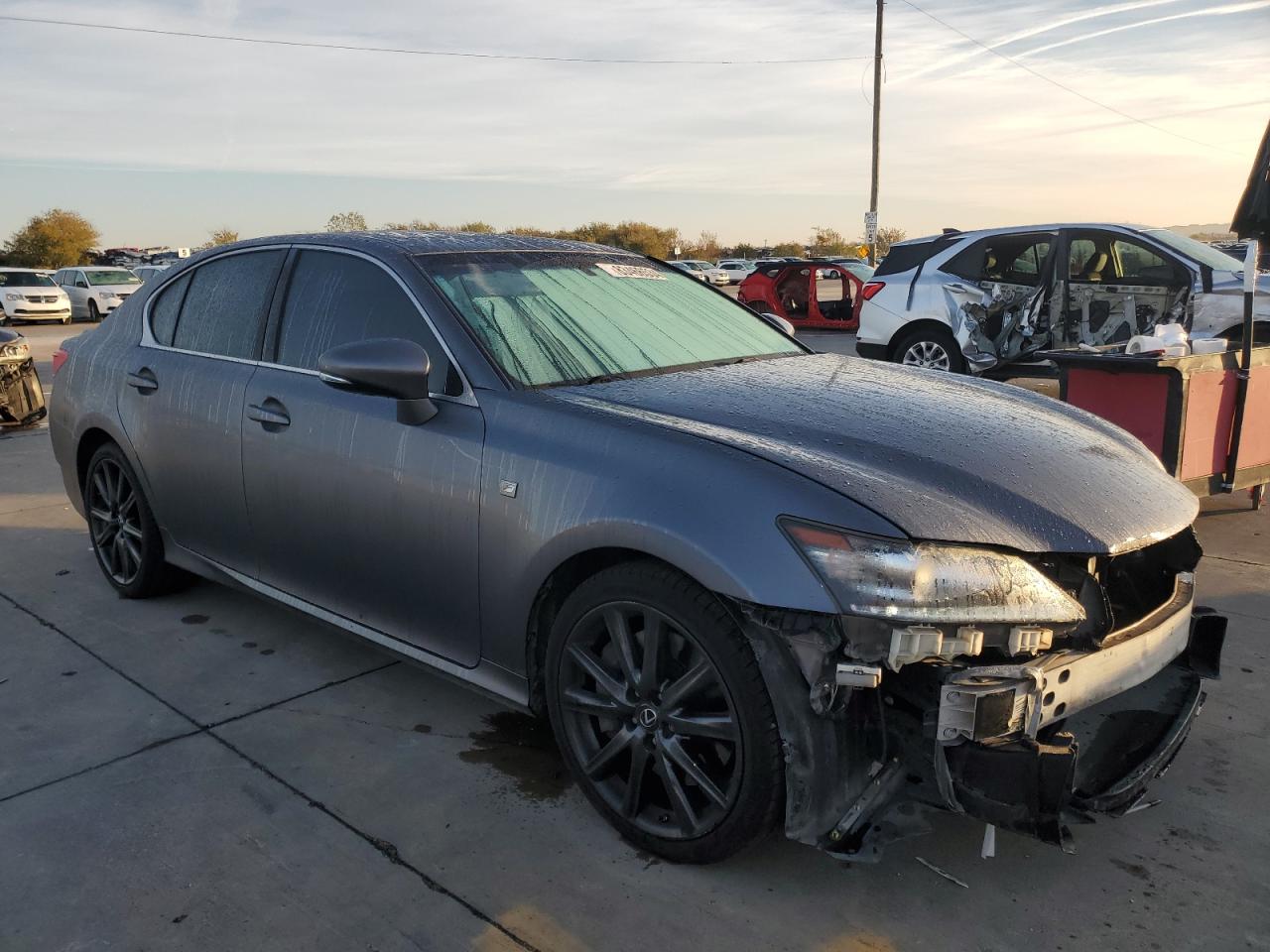 2015 Lexus GS VIN JTHBE1BL6FA013943 Copart auction photo, front end damage thumbnail 4