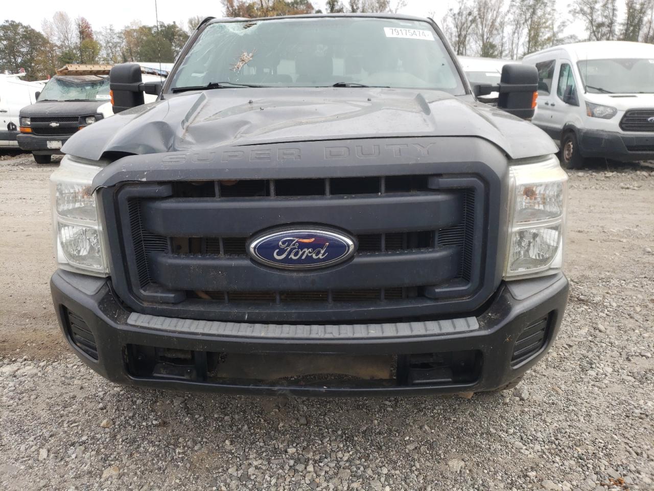 2015 Ford F250 VIN 1FT7X2B69FEA15244 Copart auction photo, top/roof damage thumbnail 5