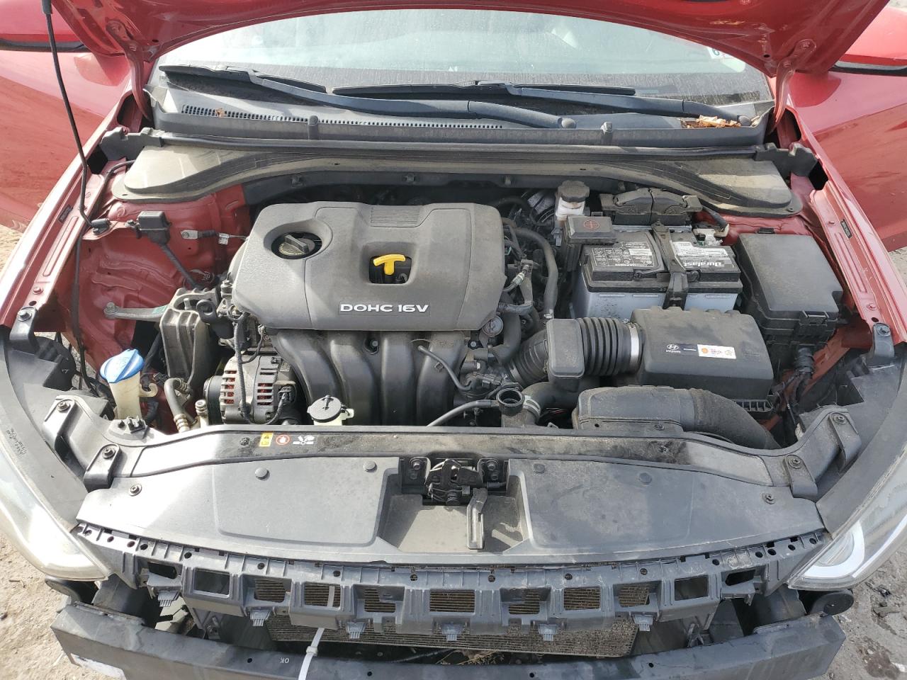 2017 Hyundai Elantra VIN 5NPD84LF3HH021828 Copart auction photo, front end damage thumbnail 12
