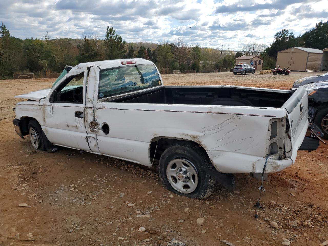 2004 Chevrolet Silverado VIN 1GCEC14X84Z198810 Copart auction photo, rollover / mechanical damage thumbnail 2