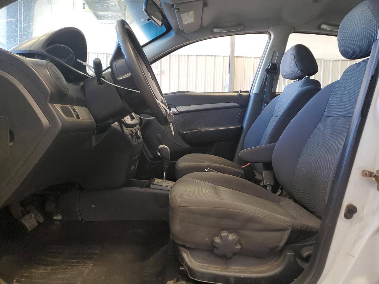 2007 Chevrolet Aveo VIN KL1TD56687B102033 Copart auction photo, side / front end damage thumbnail 7