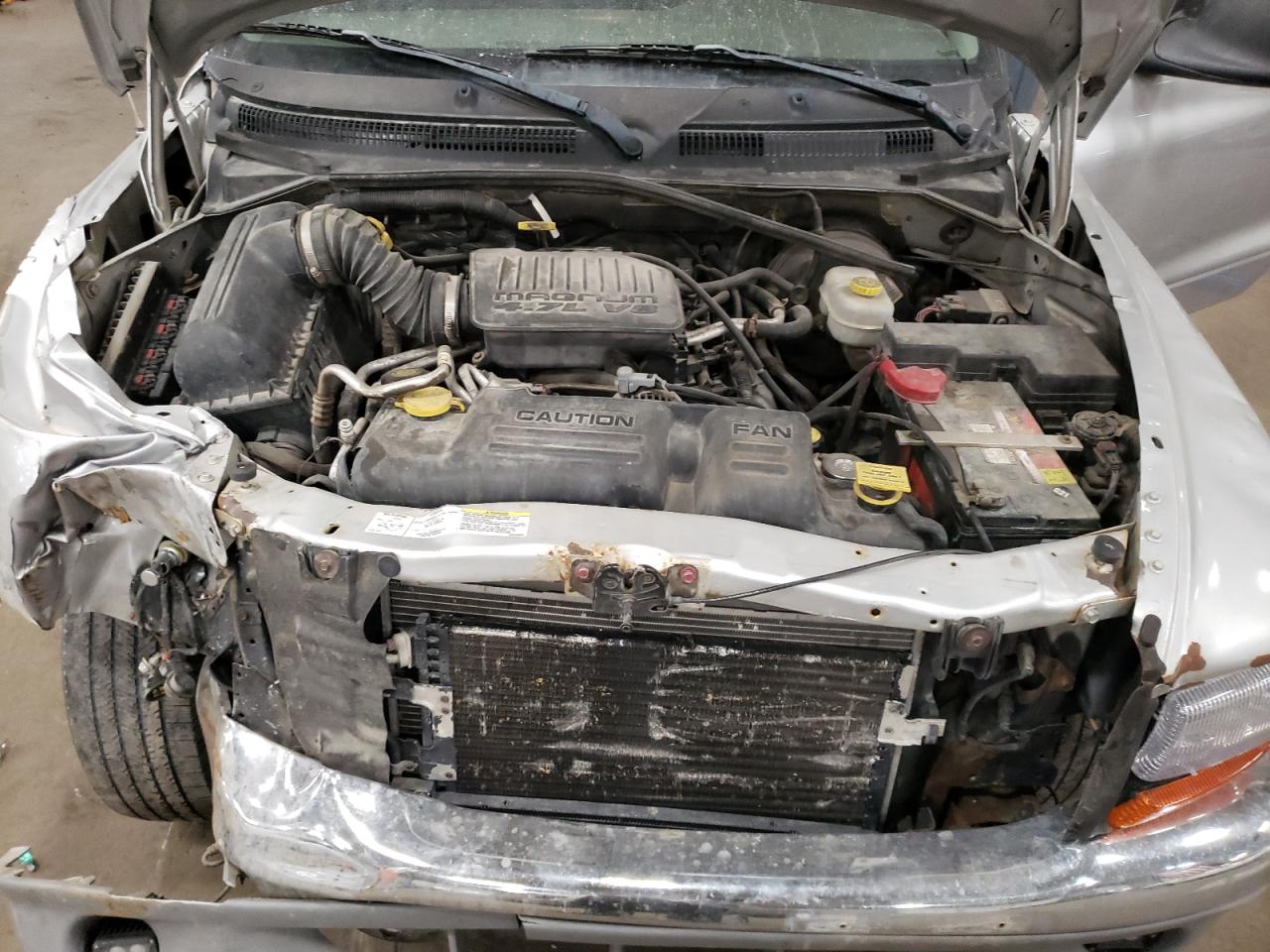 2004 Dodge Dakota VIN 1D7HG38N34S508009 Copart auction photo, front end damage thumbnail 11