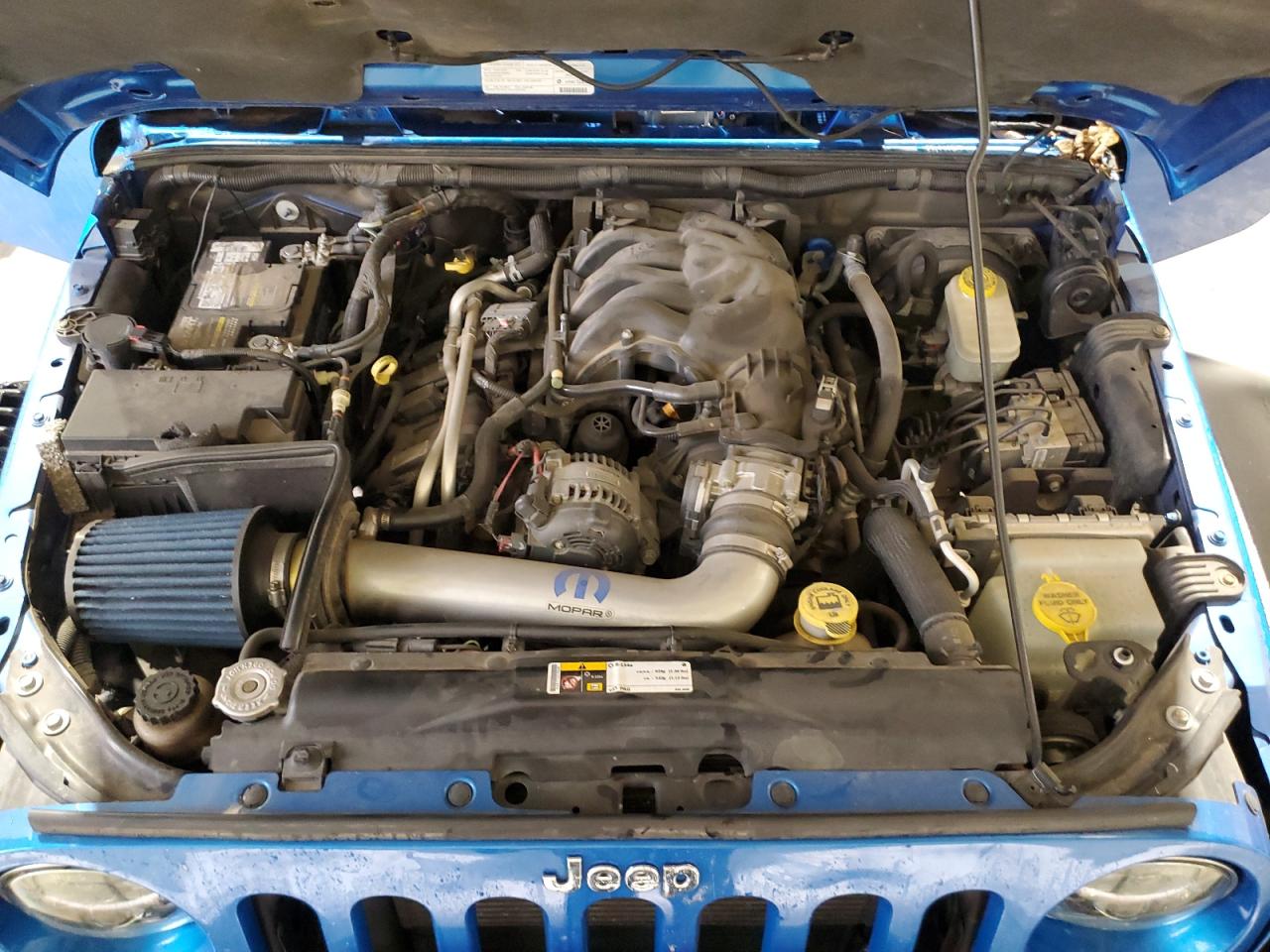 2015 Jeep Wrangler VIN 1C4BJWFG5FL541713 Copart auction photo, front end / minor dent/scratches damage thumbnail 12