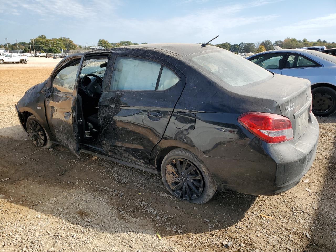 2020 Mitsubishi Mirage VIN ML32F4FJ8LHF01373 Copart auction photo, front end / side damage thumbnail 2