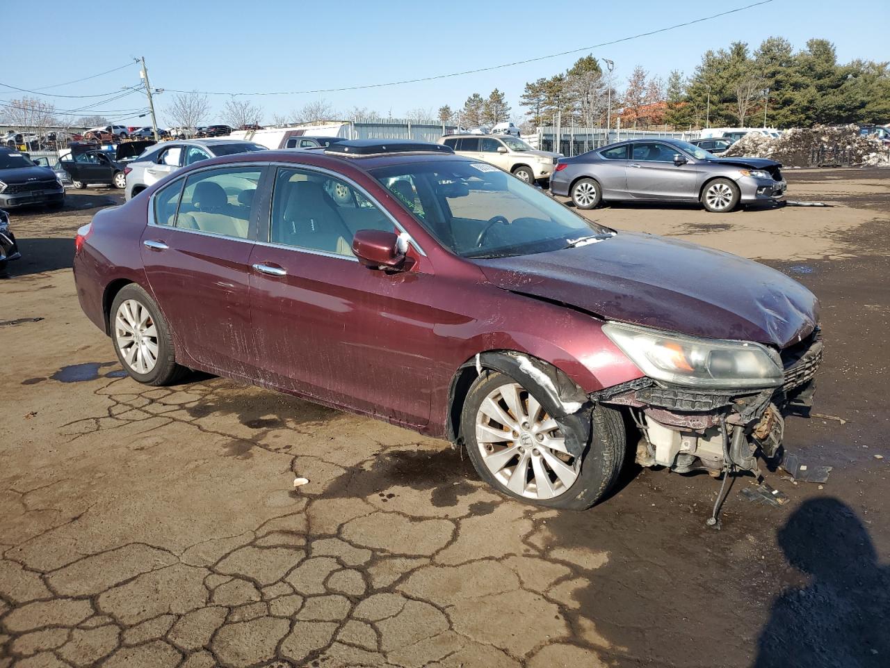 2013 Honda Accord VIN 1HGCR2F86DA028530 Copart auction photo, front end damage thumbnail 4