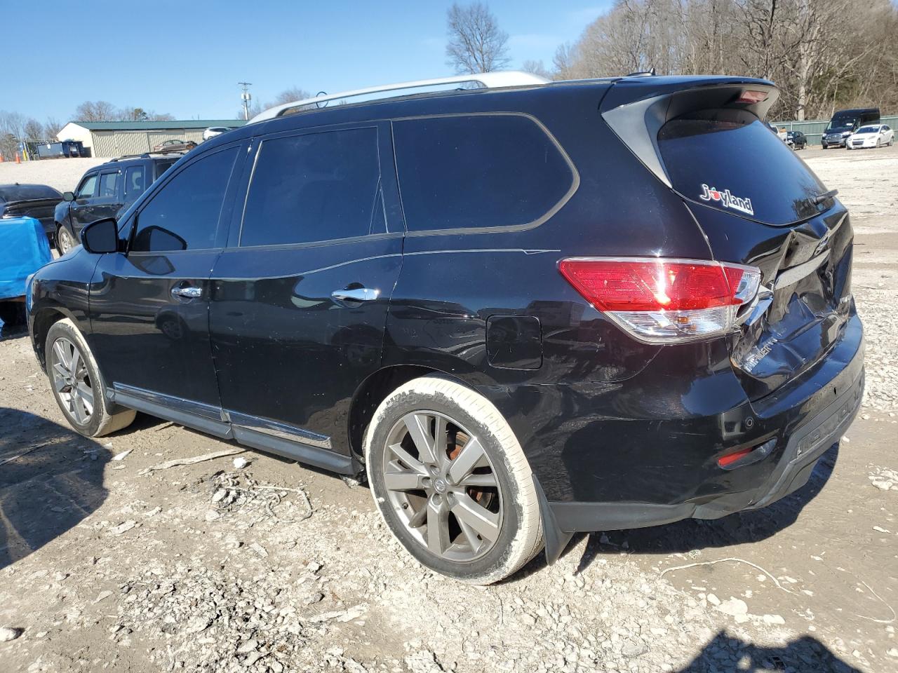 2014 Nissan Pathfinder VIN 5N1AR2MN9EC653424 Copart auction photo, minor dent/scratches damage thumbnail 2