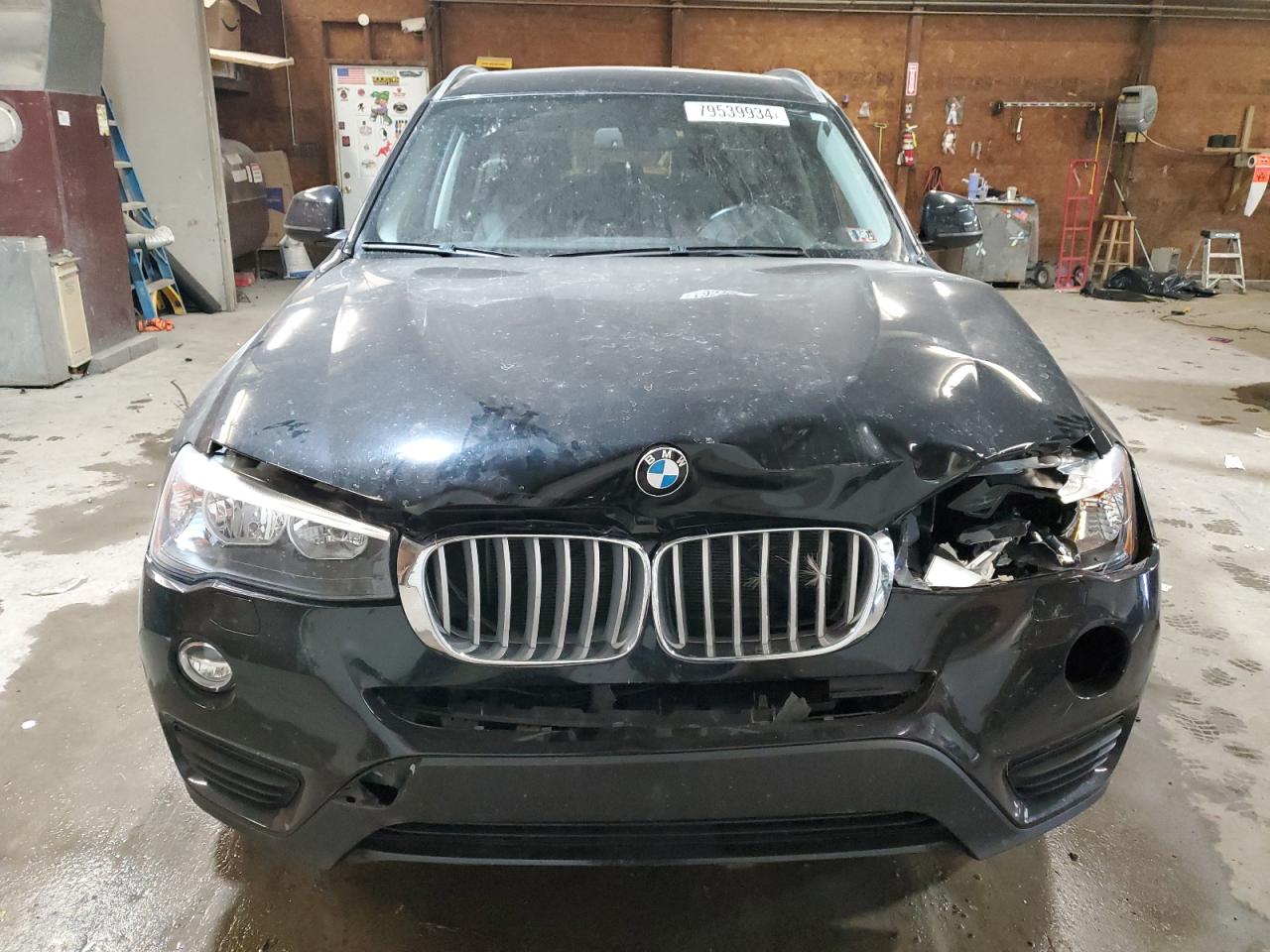 2016 BMW X3 VIN 5UXWX9C57G0D70049 Copart auction photo, front end damage thumbnail 5