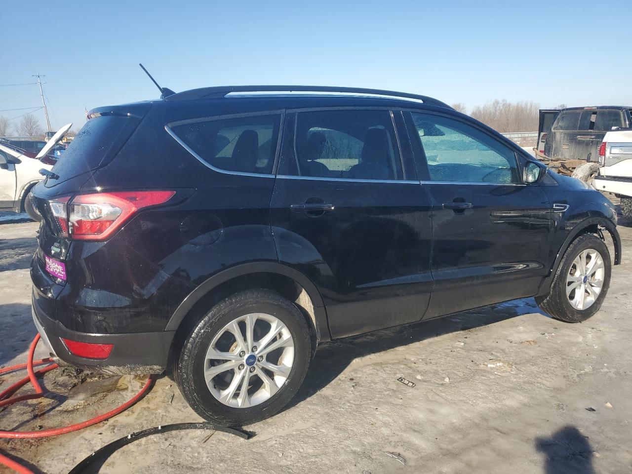 2018 Ford Escape VIN 1FMCU0GD3JUA31274 Copart auction photo, front end damage thumbnail 3