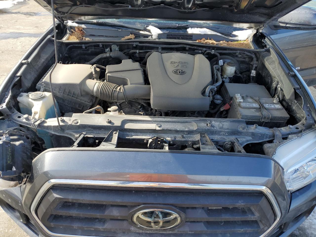 2021 Toyota Tacoma VIN 3TMCZ5AN7MM410985 Copart auction photo, side / front end damage thumbnail 12