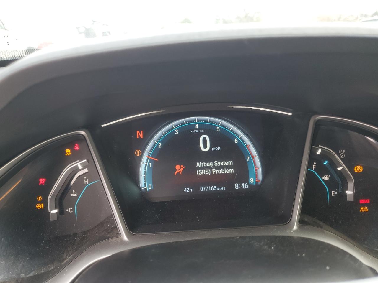 2016 Honda Civic VIN 2HGFC1F35GH637806 Copart auction photo, side / rear end damage thumbnail 9