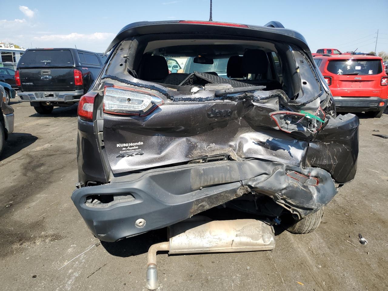 2018 Jeep Grand Cherokee VIN 1C4PJMCB3JD589622 Copart auction photo, rear end damage thumbnail 6