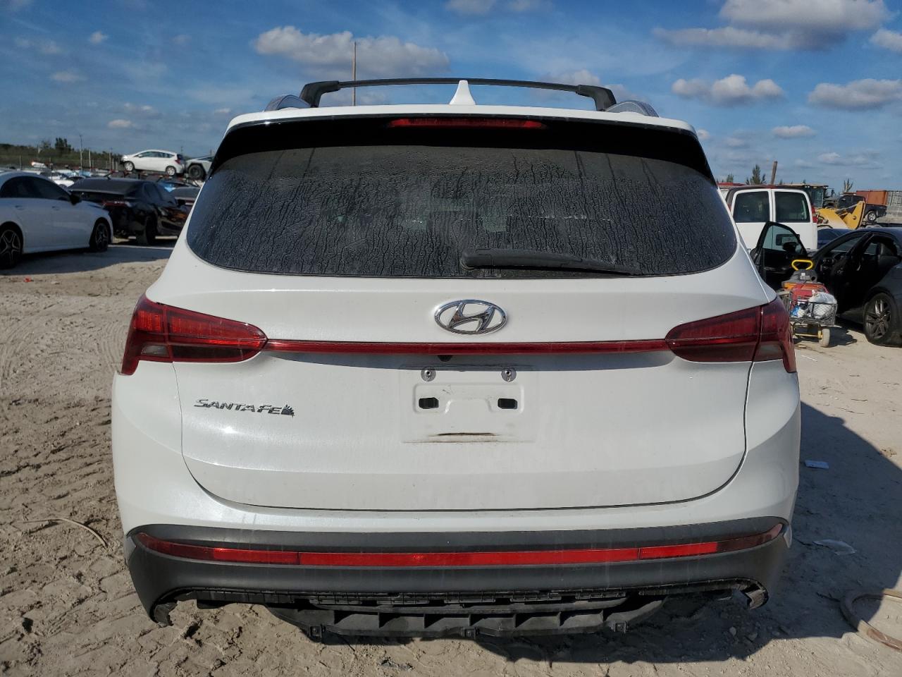 2022 Hyundai Santa Fe VIN 5NMS64AJ9NH375334 Copart auction photo, side / mechanical damage thumbnail 6
