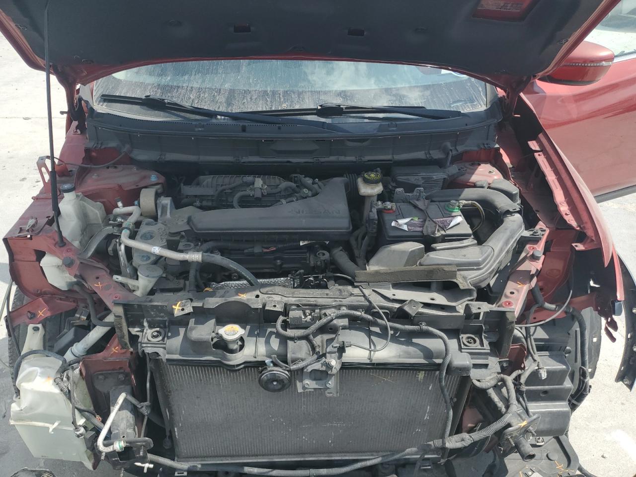 2016 Nissan Rogue VIN KNMAT2MT4GP652195 Copart auction photo, front end damage thumbnail 12