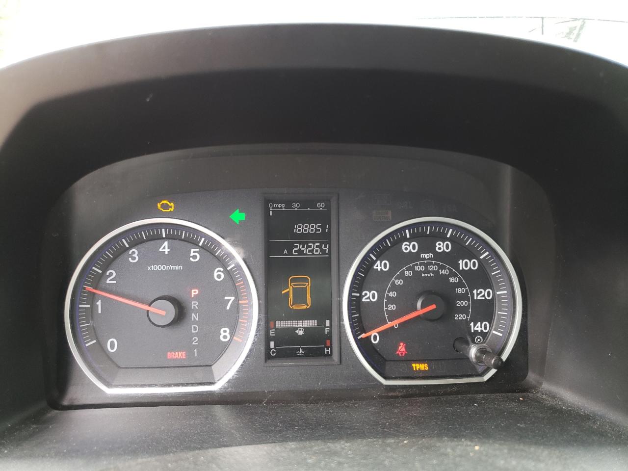 2008 Honda CR-V VIN JHLRE48398C032750 Copart auction photo, rear end / front end damage thumbnail 9