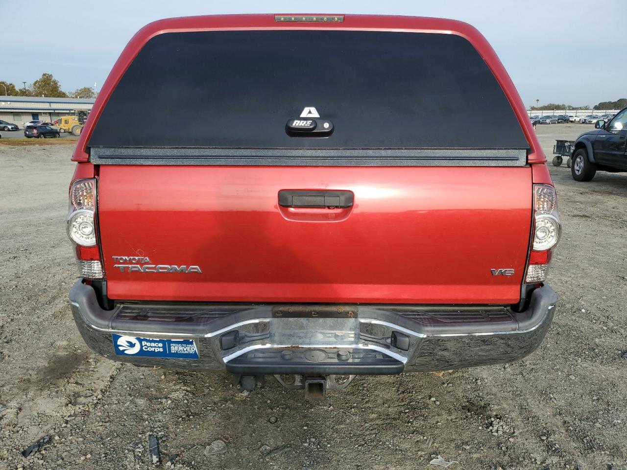 2013 Toyota Tacoma VIN 5TFUU4ENXDX081037 Copart auction photo, side / top/roof damage thumbnail 6