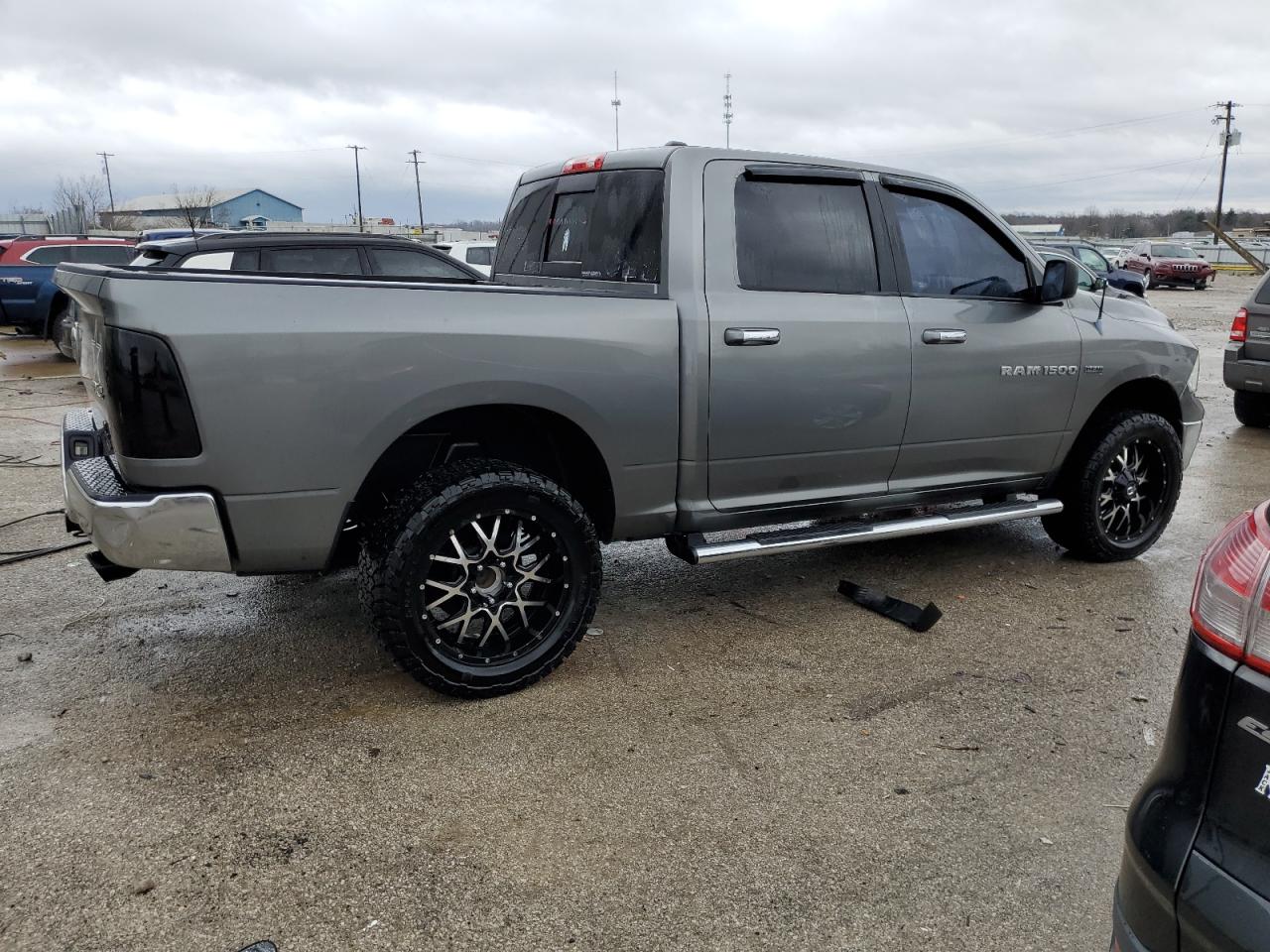 2012 Dodge RAM VIN 1C6RD7LT5CS317444 Copart auction photo, rear end / side damage thumbnail 3