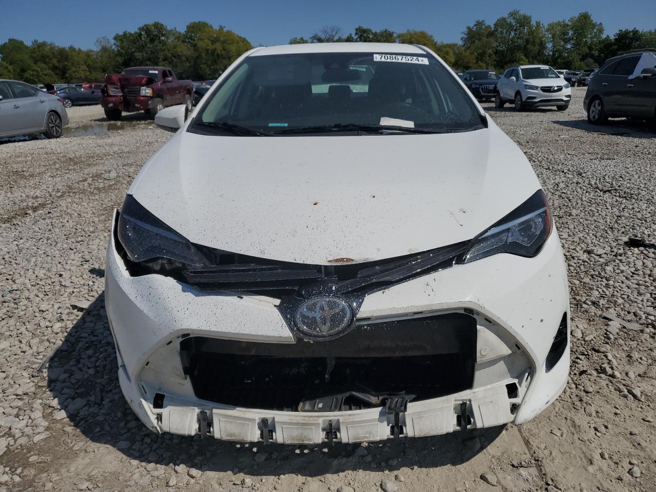 2017 Toyota Corolla VIN 2T1BURHEXHC793889 Copart auction photo, side / front end damage thumbnail 5