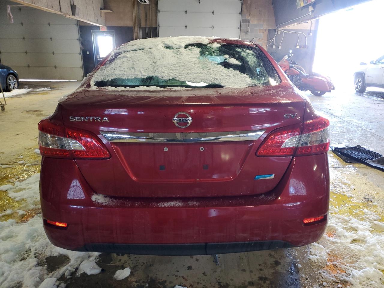 2014 Nissan Sentra VIN 3N1AB7AP6EY240771 Copart auction photo, front end / mechanical damage thumbnail 6