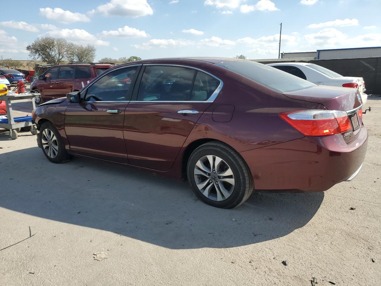 2013 Honda Accord VIN 1HGCR2F35DA266860 Copart auction photo, front end / rear end damage thumbnail 2