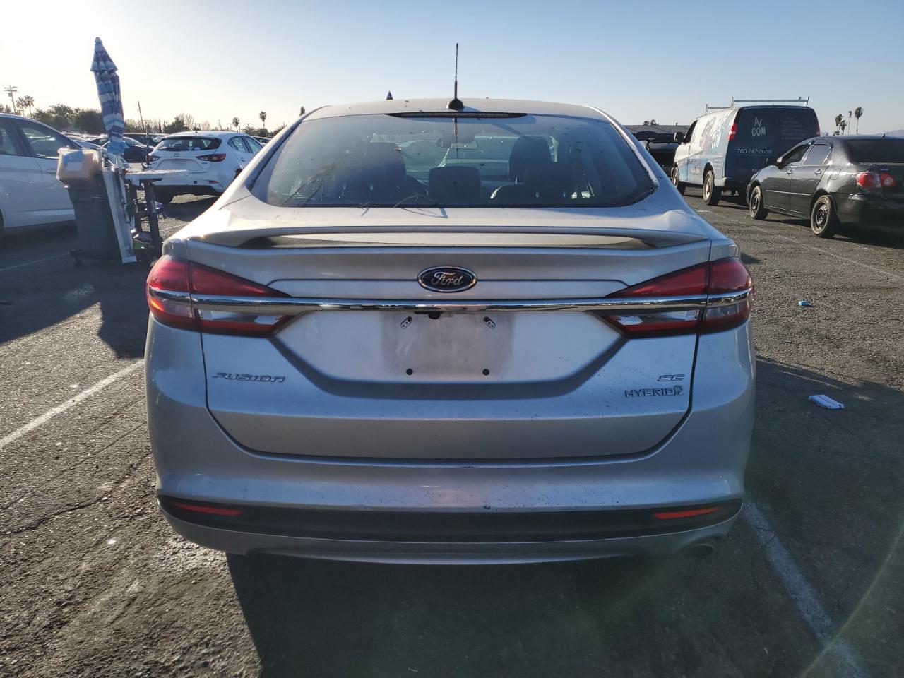 2017 Ford Fusion VIN 3FA6P0LU6HR314306 Copart auction photo, front end / minor dent/scratches damage thumbnail 6