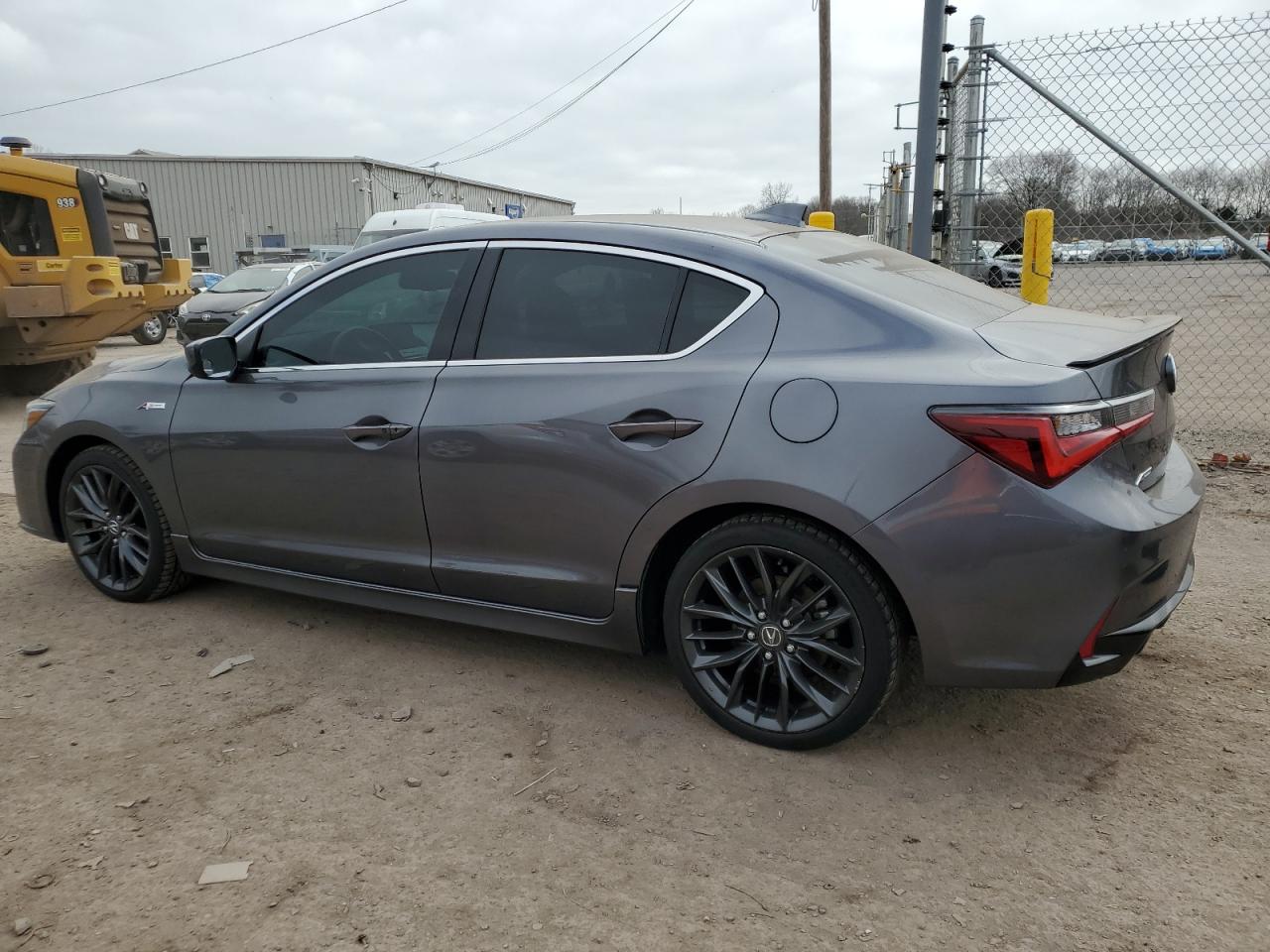 2020 Acura ILX VIN 19UDE2F82LA008645 Copart auction photo, side / rear end damage thumbnail 2