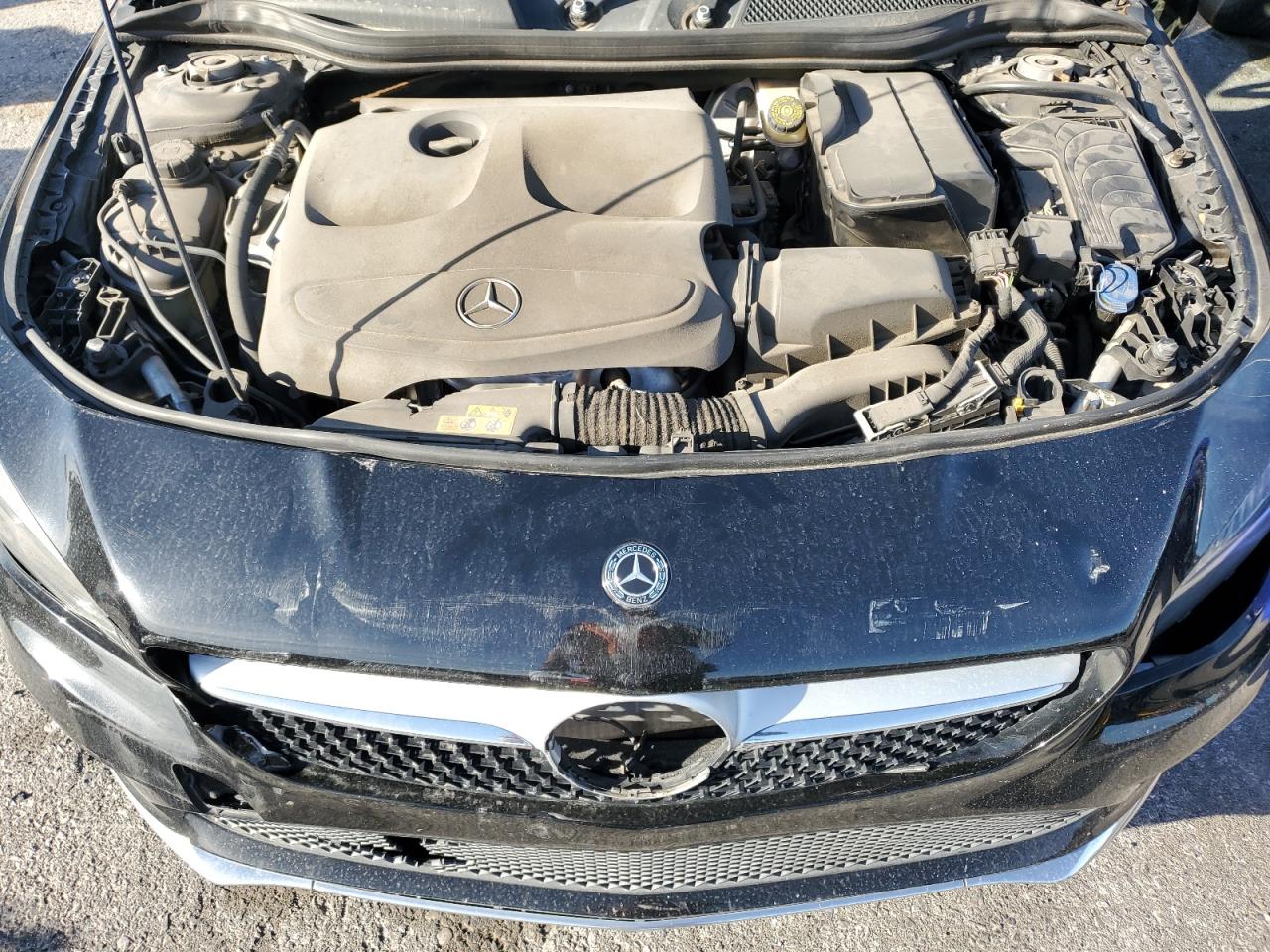 2018 Mercedes-Benz CLA-klasse VIN WDDSJ4EB1JN604917 Copart auction photo, front end damage thumbnail 11