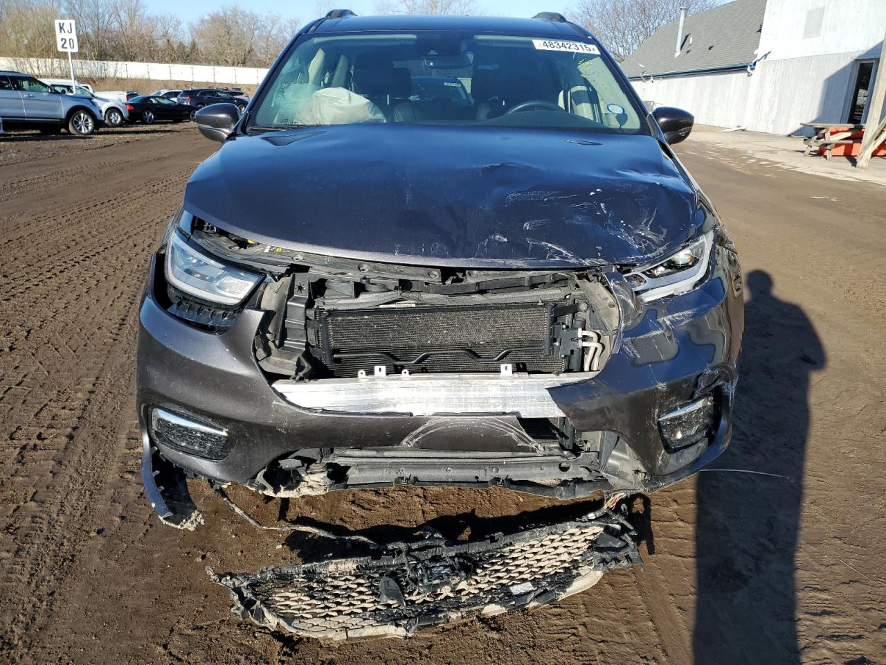 2022 Chrysler Pacifica VIN 2C4RC1BG4NR122050 Copart auction photo, front end / side damage thumbnail 5
