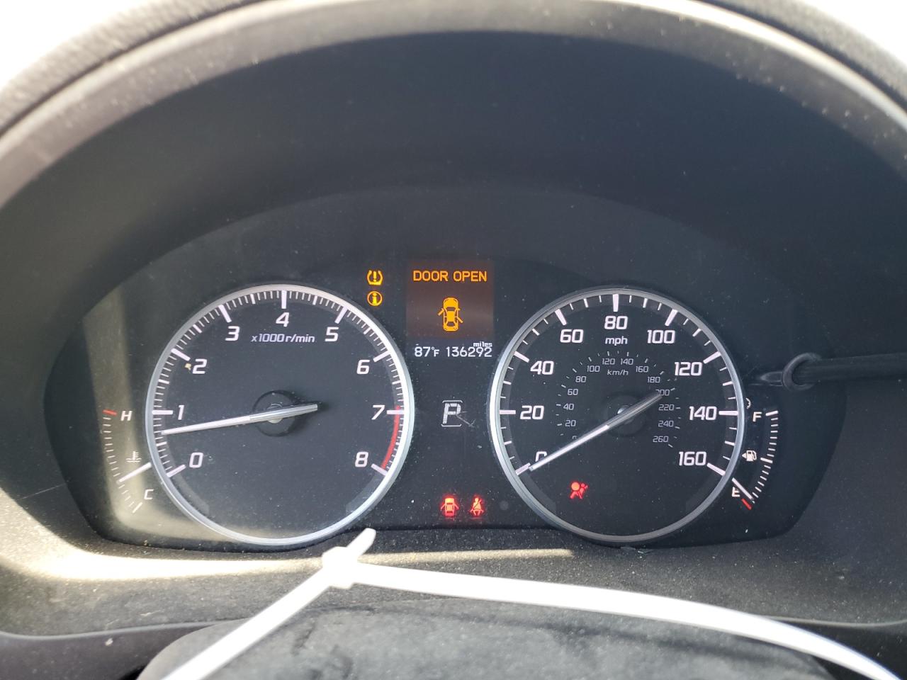 2016 Acura ILX VIN 19UDE2F73GA006402 Copart auction photo, damage history / rear end damage thumbnail 9
