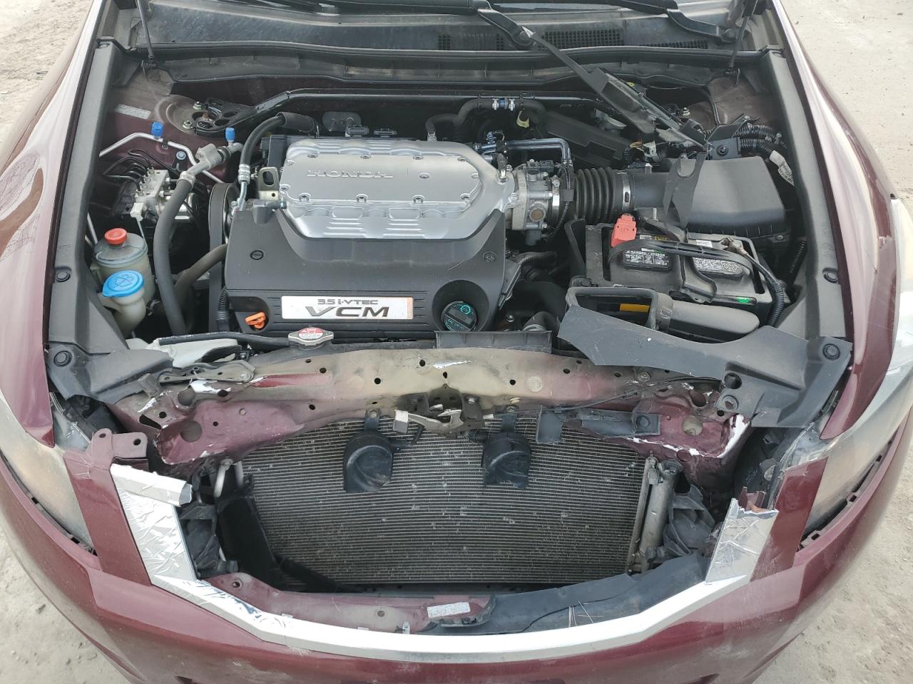 2008 Honda Accord VIN 1HGCP36718A029724 Copart auction photo, front end damage thumbnail 13