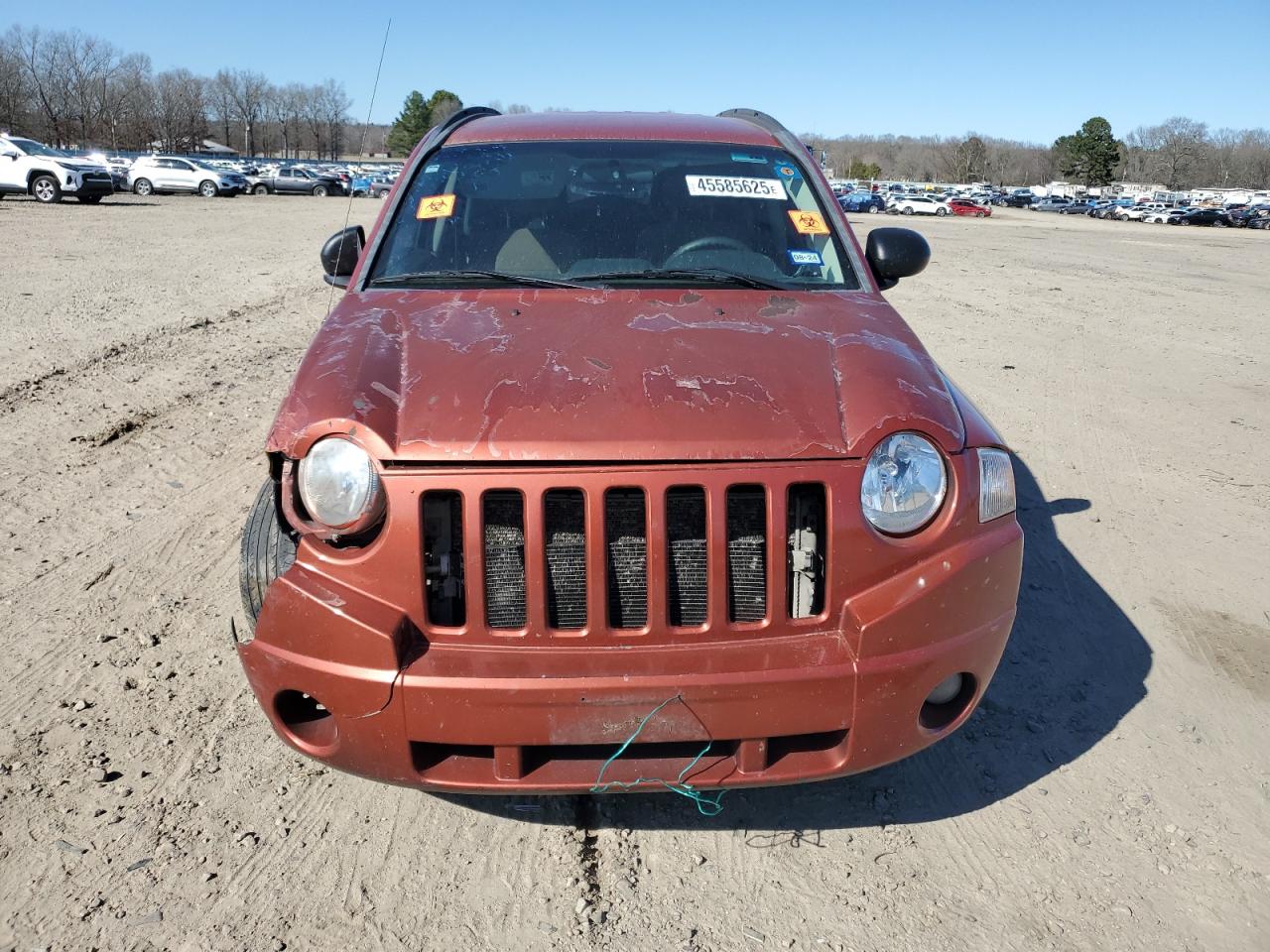 2010 Jeep Compass VIN 1J4NT4FB2AD506947 Copart auction photo, front end / minor dent/scratches damage thumbnail 5