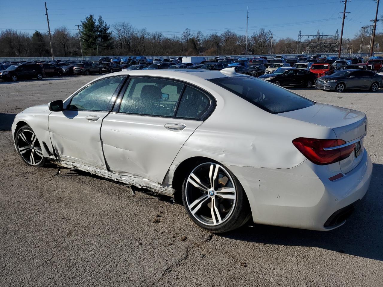 2017 BMW 7er VIN WBA7F0C39HGM22030 Copart auction photo, all over damage thumbnail 2