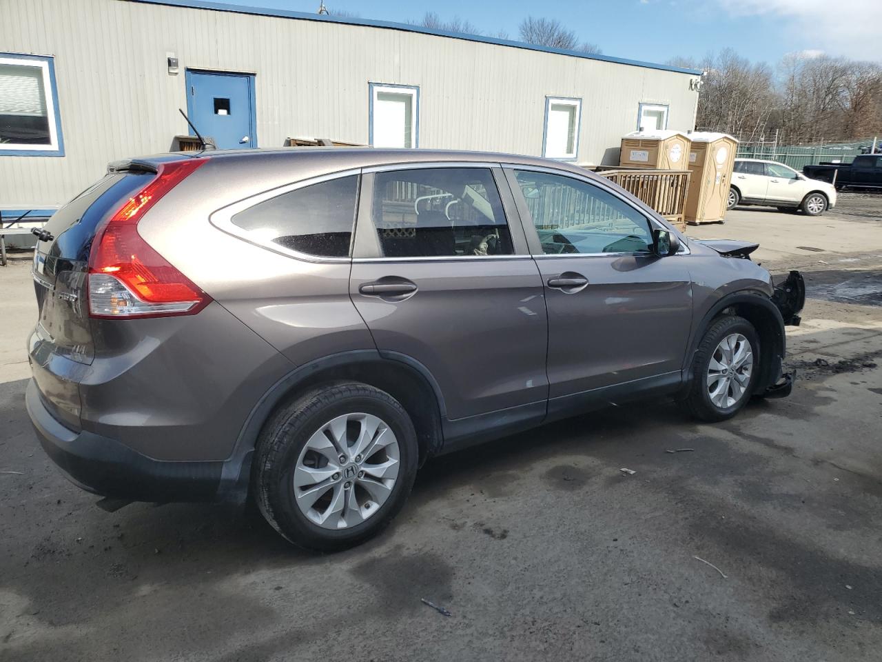 2013 Honda CR-V VIN 5J6RM4H59DL030079 Copart auction photo, front end / side damage thumbnail 3