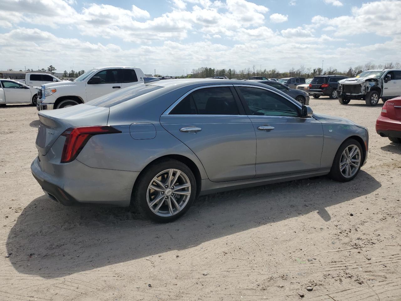 2024 Cadillac CT4 VIN 1G6DJ5RK7R0118076 Copart auction photo, front end / undercarriage damage thumbnail 3