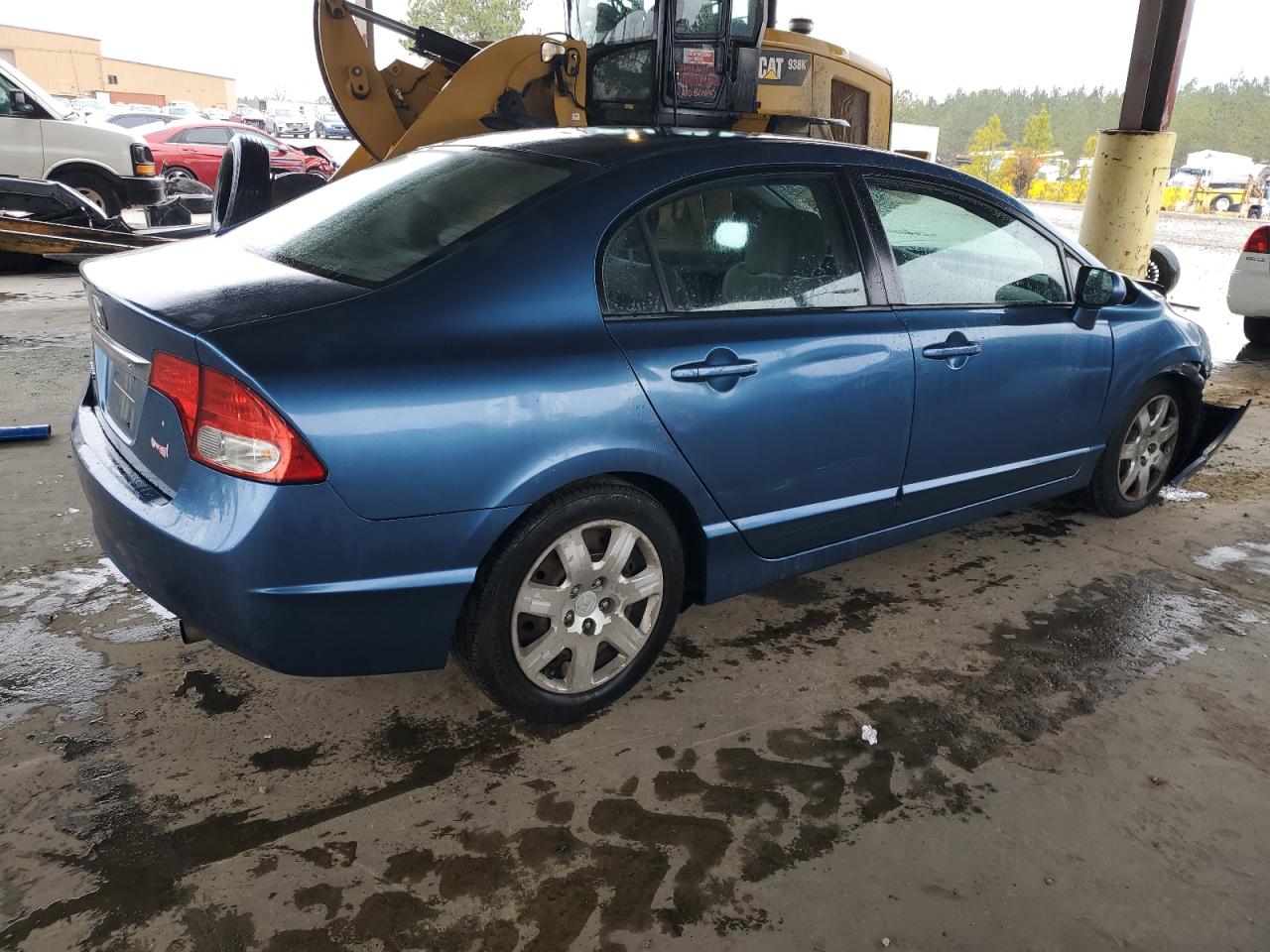 2011 Honda Civic VIN 2HGFA1F57BH537190 Copart auction photo, front end damage thumbnail 3