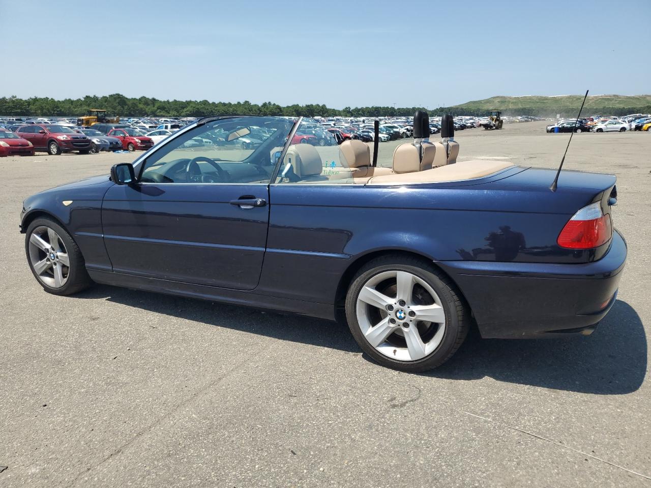 2004 BMW 3er VIN WBABW33434PL25386 Copart auction photo, side / front end damage thumbnail 2