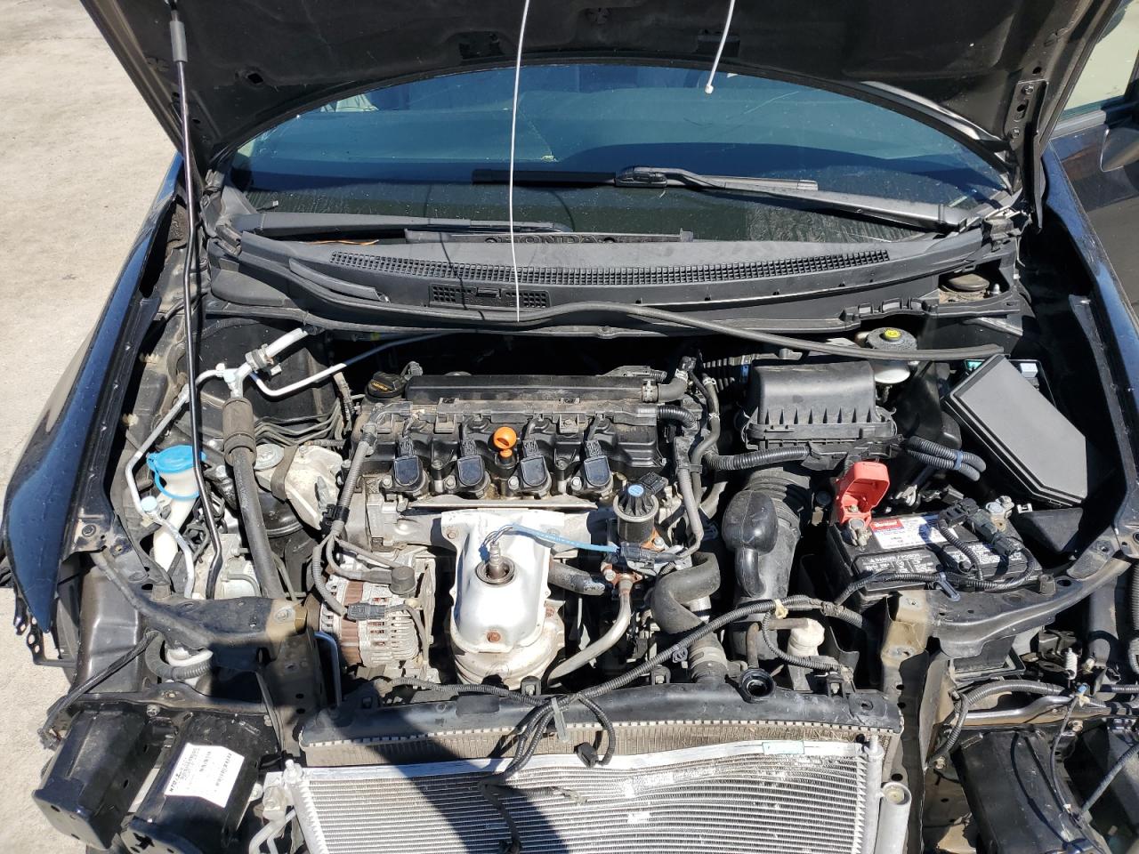 2014 Honda Civic VIN 19XFB2F58EE065826 Copart auction photo, front end damage thumbnail 13