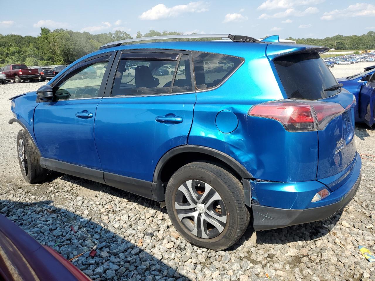 2018 Toyota RAV 4 VIN JTMZFREV8JJ159407 Copart auction photo, front end / rear end damage thumbnail 2